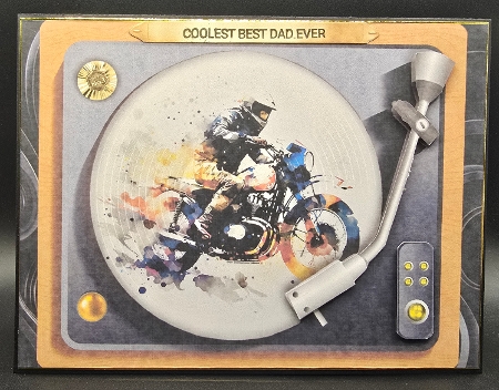 Dads Record Deck 4 by Karen Taylor