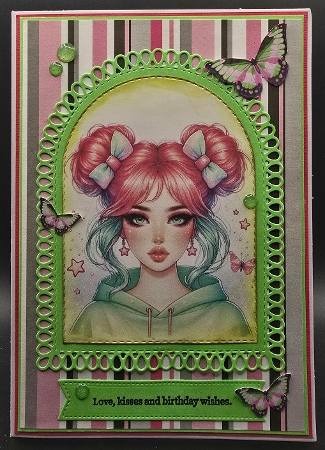 Hair Bow Cutie 1 by Karen Taylor