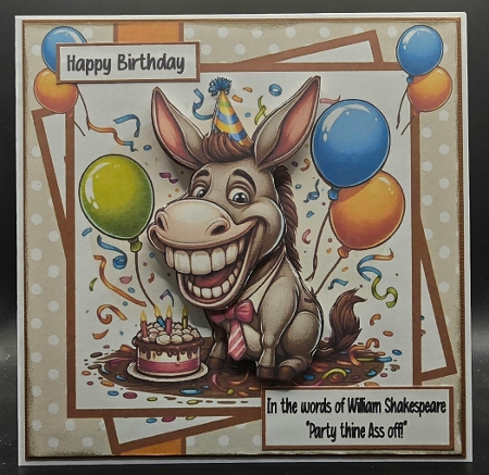 Party thine Ass off male by Karen Taylor