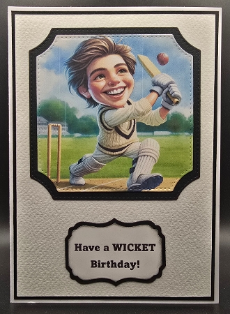 Cricket Men/Boys CUSTOMER REQUEST  by Karen Taylor