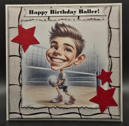Volley Ball Men/Boys CUSTOMER REQUEST  by Karen Taylor