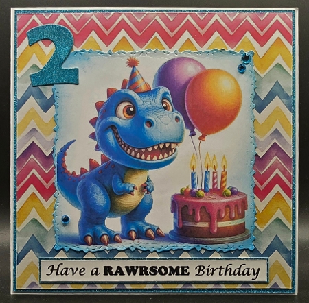 Birthday Dino  by Karen Taylor