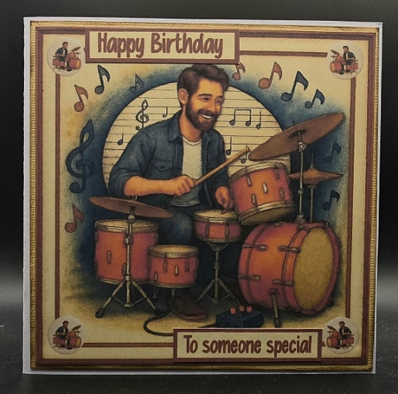 Bang those drums by Karen Taylor
