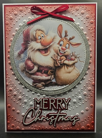 Funny Santa and Rudolph - Illustrations for Cards, Mini kits & Designers by Karen Taylor
