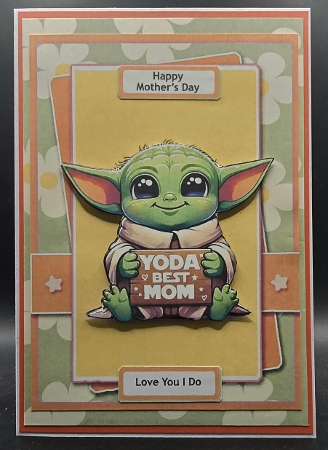 5x7 ~ Yoda Best Mom by Karen Taylor