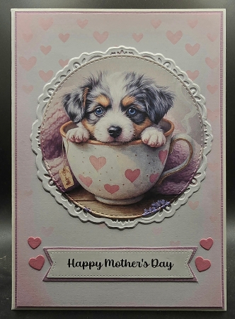 Tea cup pup 1 by Karen Taylor