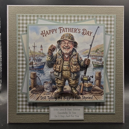 Still Telling The Biggest Fish Stories - 6x6 by Karen Taylor