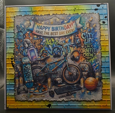 Urban teen Birthday wishes 1 by Karen Taylor