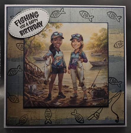 Aussie fishing  girls 5 by Karen Taylor