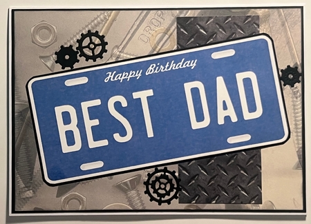 Licence Plates 2 - Best Dad, Birthday Boy, Gal by Karen Taylor