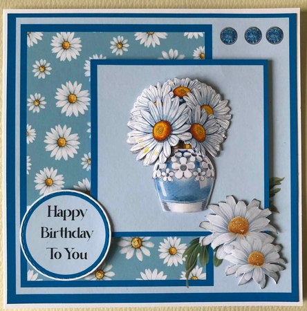 Perfume Bottle Birthday Card #3 by KAREN WHYBORN