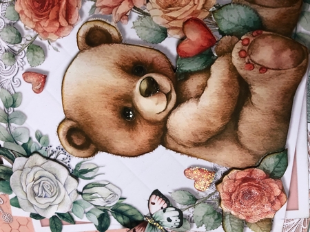 Care Bear one  by KAREN WHYBORN