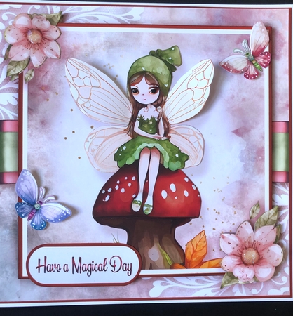 Mushroom Fairies CF Kit-1 by KAREN WHYBORN