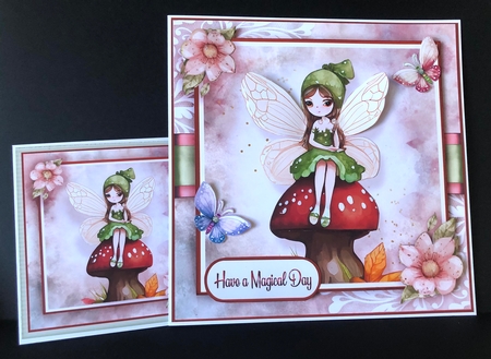Mushroom Fairies CF Kit-1 by KAREN WHYBORN