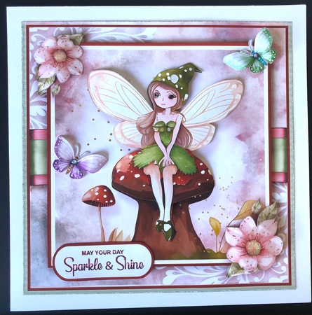 Mushroom Fairies CF Kit-3 by KAREN WHYBORN
