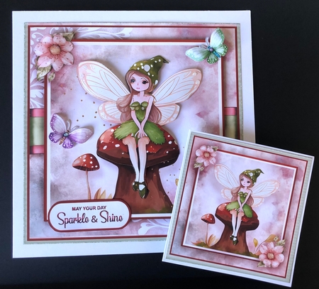 Mushroom Fairies CF Kit-3 by KAREN WHYBORN