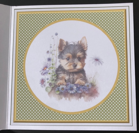 8x8 Yorkie Mini Kit - x5 A4 Sheets  by KAREN WHYBORN