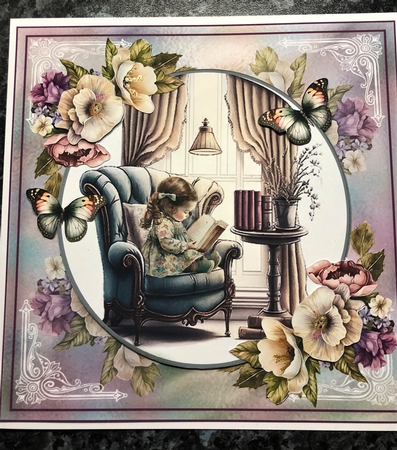 A Cozy Read 03 Mini Page Kit by KAREN WHYBORN