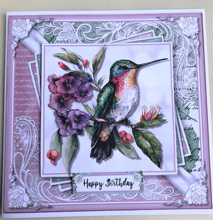 Just a beautiful Hummingbird KIT- three  by KAREN WHYBORN