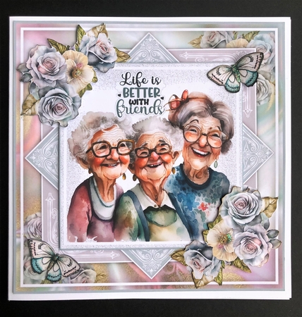 Life is Better With Friends Mini Page Kit by KAREN WHYBORN