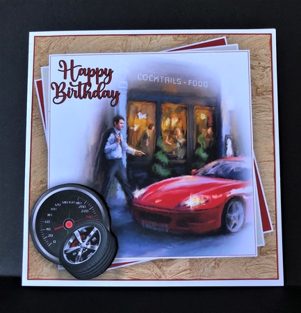 Red Car Mini Kit #3    by KAREN WHYBORN