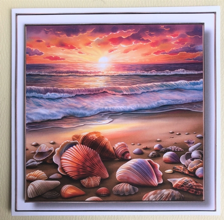 Simple Stunning Sunset Beach 2 (fathers day, birthday) by KAREN WHYBORN