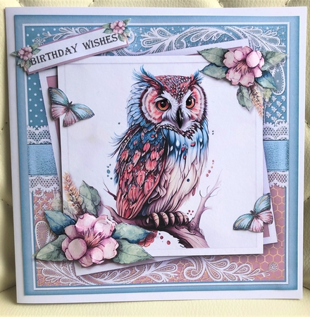 Just a Beautiful OWL KIT-ONE  by KAREN WHYBORN