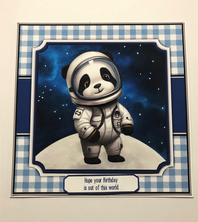 Astronaut Panda 2 Mini Kit by KAREN WHYBORN