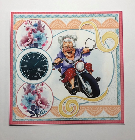 As Old as You Feel 8  7.75x7.75 Simply Cards  by KAREN WHYBORN