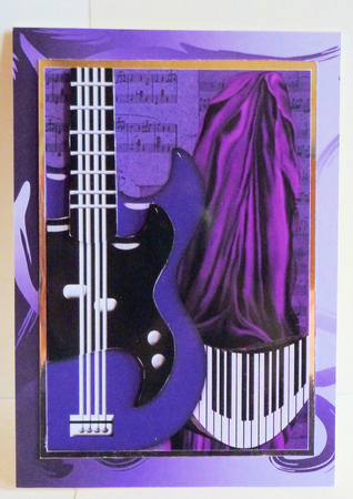 Born to Rock in Royal Purple by Karen Nash