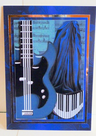 Born to Rock in Teal by Karen Nash