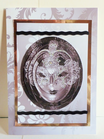 Silver Mask Pyramid by Karen Nash