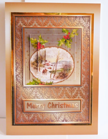 Christmas Scene Quick Card by Karen Nash