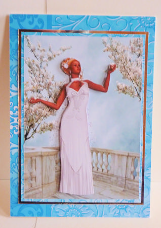 Beauty and Blossoms A4 Topper by Karen Nash