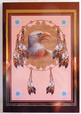 Native American Bald Eagle by Karen Nash