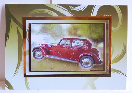 Vintage Car for a Special Dad ,uncle and Brother by Karen Nash