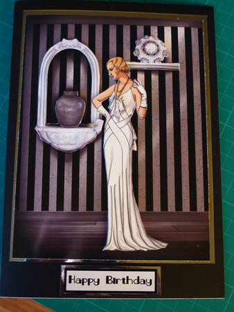 Art Deco Lady at Home Step by Step by Karen Nash