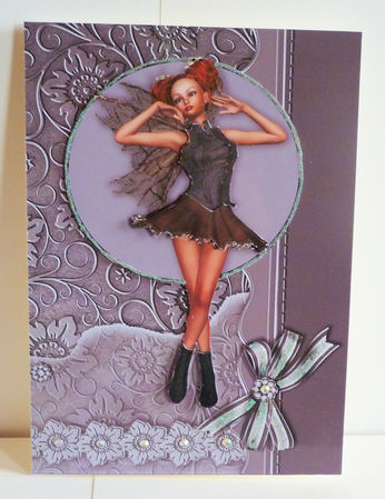 Mindy and Hannah Faerie Decoupage Duo by Karen Nash