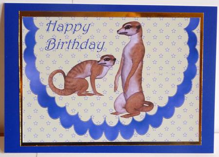 Scalloped Meerkats by Karen Nash