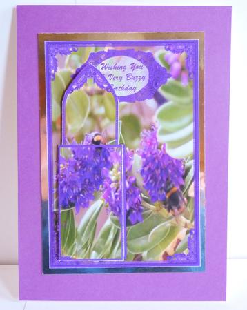 Wishing You a Buzzy Birthday Bookmark Keepsake by Karen Nash