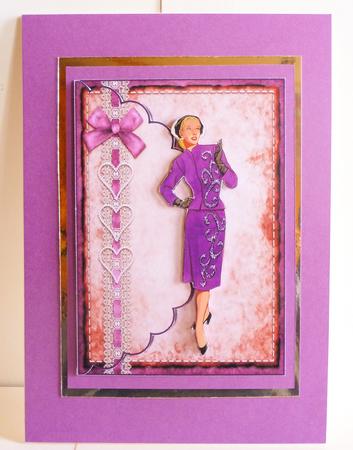 Vintage Envelope Card by Karen Nash