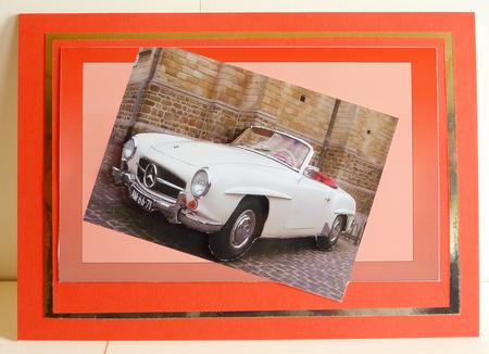 Foa Joyce :) Mercedes 1960's Sport Car Decoupage by Karen Nash