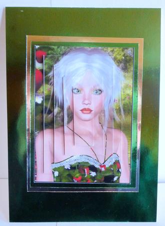Emerald Eyes Pyramage Sheet by Karen Nash
