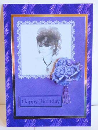 A Beautiful Portrait Framed in Lace and Roses 2 by Karen Nash