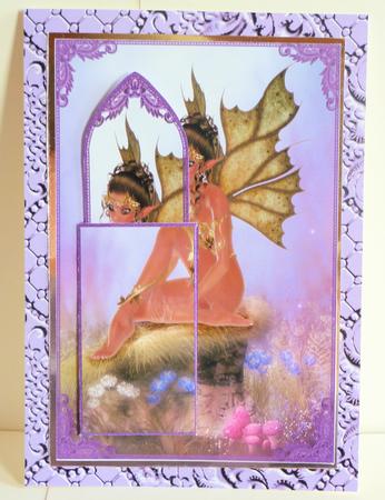 Thoughtful Fairy on a Hill Bookmark Keepsake by Karen Nash