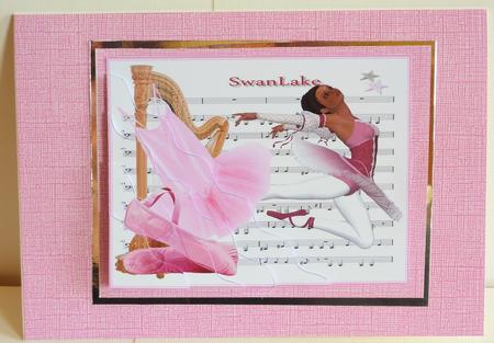 Swan Lake Ballet Side Stacker by Karen Nash
