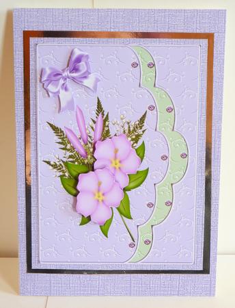 Lavender Hibiscus by Karen Nash