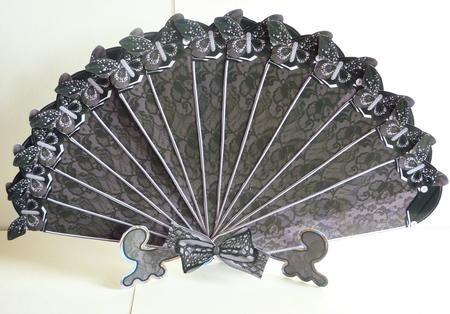 Butterflies and Lace Fan Card Kit Keepsake by Karen Nash