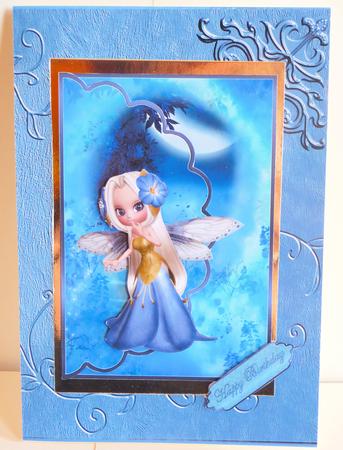 Cute Fairy Envelope Cardfront by Karen Nash