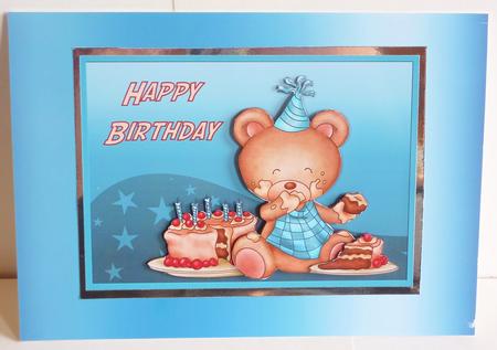 Birthday Bear by Karen Nash